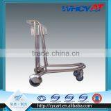 4 Wheel Stainless Steel Airport Trolley for Japan thumbnail-3
