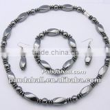 Fashion Non-Magnetic Hematite Heavy Jewelry Set(SJEW-507L-1)