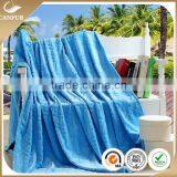 100% Polyester Super Soft Plain Design Coral Fleece thumbnail-3