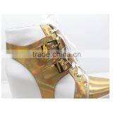 2015 Newest Fashion Women Patent Leather Boots thumbnail-6