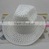 Zhejiang Manufacture First Grade Cool Design Straw Cowboy Hat thumbnail-5