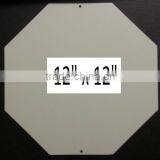White Dye Sublimation Aluminum Octagon "Stop Sign" Blanks-Quantity Discounts Given thumbnail-1