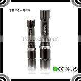POPPAS T824 Hot Sales Zoom Led Flashlight Police Security Rechargeable Flashlight Torch