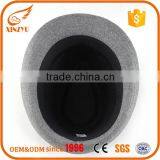 Custom Mens Designer Fedora Hats Grey Wool Dressy Formal Hats for Men thumbnail-5