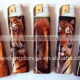 Electronic Lighter With Pvc and Heavy Piezo