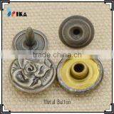 Custom Rose Logo Rivets for Clothes