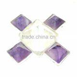 Wholesale Of Chakra Energy Generator : Crystal Amethyst 4 Pyramid Energy Generator Tool