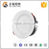 Die casting Aluminum housing material Dimmable Antiglare 12W 24W 36W Bridgelux chip SMD LED Downlight