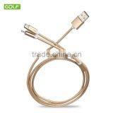 Supplier of 2 in 1 Metal Braided Data Cable Suitable Different Mobile Phone Universal Function thumbnail-5
