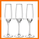 Blown glass champagne flute,cheap drinking glass