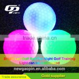 Brand new red pink yellow green colorful golf led balls for children mini golf