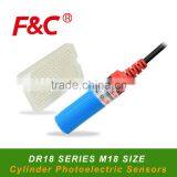 DR18-S200 Series M18,12~24VDC, 200cm Sensing Range With Reflector