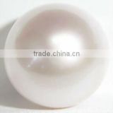 10mm round freshwater half drilled pearl for earring jewelry