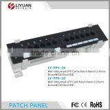 LY-PP5-26 12 Ports Krone&110 Dual IDC Wall-Mounted UTP Cat5e Patch Panel