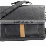 Top grade fashion men's briefcase,Genuine leather briefcase,Business briefcase,High quality briefcase with handles and one band