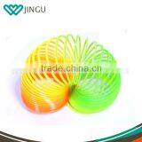 Hot Toys for Christmas Plastic Rocking Toys for Kids Kids Spring Toys Neon Color Rainbow Circle Spring thumbnail-1