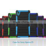 New China Products for Sale 3 in 1 PC Silicone Belt Clip Hard Case for Sony Xperia z5 Back Case Cover China Suppliers thumbnail-2