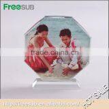 L160*H160*W35mm Octagonal Screen Blank 3D Sublimation 3d Pictures in Crystal thumbnail-3