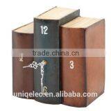Metal or Paperboard Material Book Table Clock
