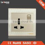 Woven Gold Finish One Gang One/two Way Wall Switch Arbitrary Point Switch thumbnail-5