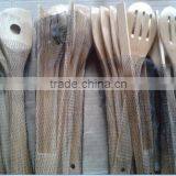 12" Natural Color Bamboo Utensil Set With Good Quality and Competitive Prices thumbnail-2