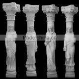 Cheapest Square Marble Columns With Female Statues