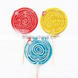 Christmas Decoration Candy , Colorful Swirl Flat Lollipops thumbnail-5