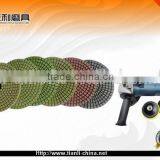 diamond flexible wet polishing stone pads by angle grinder