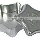Star Shape Size:135*100*H65mm Plain Star Tin Box