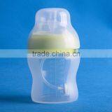 Eco-friendly Baby Bottle High Quality Silicone Nursing Bottle BPA Free thumbnail-2