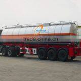 3 Axle Fuel Tanker Stainless Steel Tank Trailer thumbnail-3