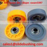 POLYCARBONATE + BEARING ROLLER 38 x 12.5-13 x 6.2 x 25 Inside Shaft ID=6.2mm Pressed Steel Skate Wheel Quotation thumbnail-4