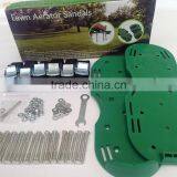 Lawn Aerator Shoes W/Metal Buckles and 3 Straps Lawn Aerator Sandals, Turf Aerating Shoes thumbnail-2