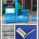 Screw Sawdust Briquette Charcoal Plant / Round Wood Rod Making Machine / Rice Husk Stick Extruder for Hot Sale thumbnail-1