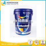 25L Custom IML Design Mass Production for Plastic Paint Bucket, Plastic Paint Pail With Lid and Handle thumbnail-1