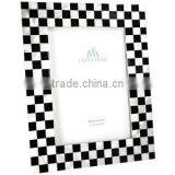 High Quality Best Selling Mother of Pearl Black and White Inlay Photo Frame thumbnail-1