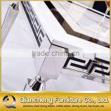 Simple Chinese Marble Top Tea Table and Chairs Teapoy Design thumbnail-5
