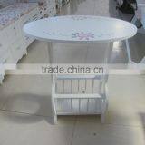 Modern Round Nesting Wooden Coffee Tables thumbnail-2