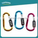 Toprank Manufacturers Selling Zinc Alloy Carabiner Key Chain Lock Type D Mountain Climbing Hook With Safety Automatic Lock thumbnail-1