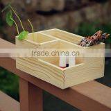 Eco-friendly Custom Unfinished Desktop Wooden Pen Holder thumbnail-4