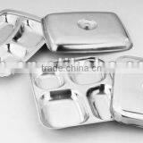 2016 Stainless Steel Serving Tray Dining Room Plate thumbnail-3