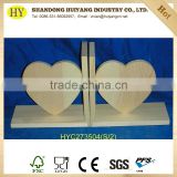 Hot Sale Custom Unfinished Wood Book End Stand thumbnail-2