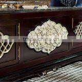 BISINI New Classic Square Gold Foil Tea Table thumbnail-2