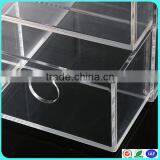 Customize Your Size and Logo Transparent Wholesale 3 Drawers Acrylic Jewelry Universal Box thumbnail-2