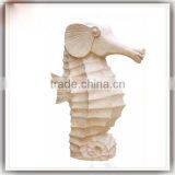 Modern Garden Sculpture Decoration Stone Hippocampus Sculpture thumbnail-3