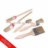 5pcs Round Paint Brush Set Paint Roller Kids Pig Hair Pure Bristles