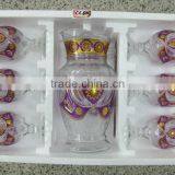 JK021 7pcs Glass Drinking Set With Deco thumbnail-2
