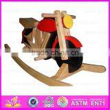 2015 Indoor Kids Wooden Rocking Horse Toy,Cheap Children Wooden Rocking Horse,Promotional Gift Rocking Horse Set Toy WJY-8201 thumbnail-4
