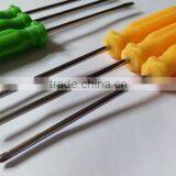Yellow&green Plastic Magnetic Handle Cheap Screwdriver Small Tools Used for Dismantling of Small Electronic Equipment thumbnail-1