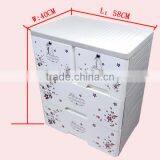 Printing Flower Mini Plastic Storage Drawers thumbnail-3